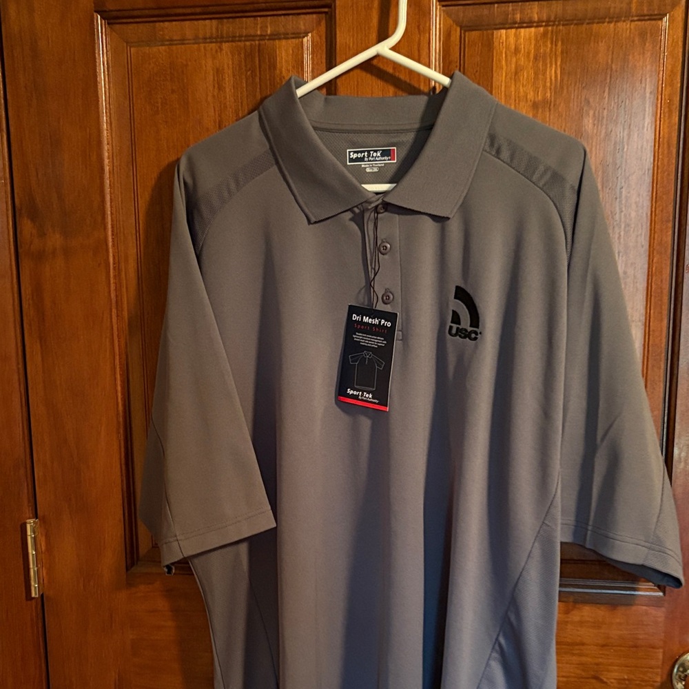 Sport-Tek Charcoal Men's Polo Shirt